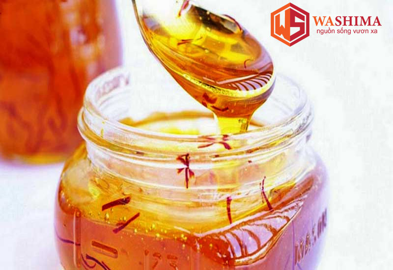 Sử dụng Saffron với mật ong