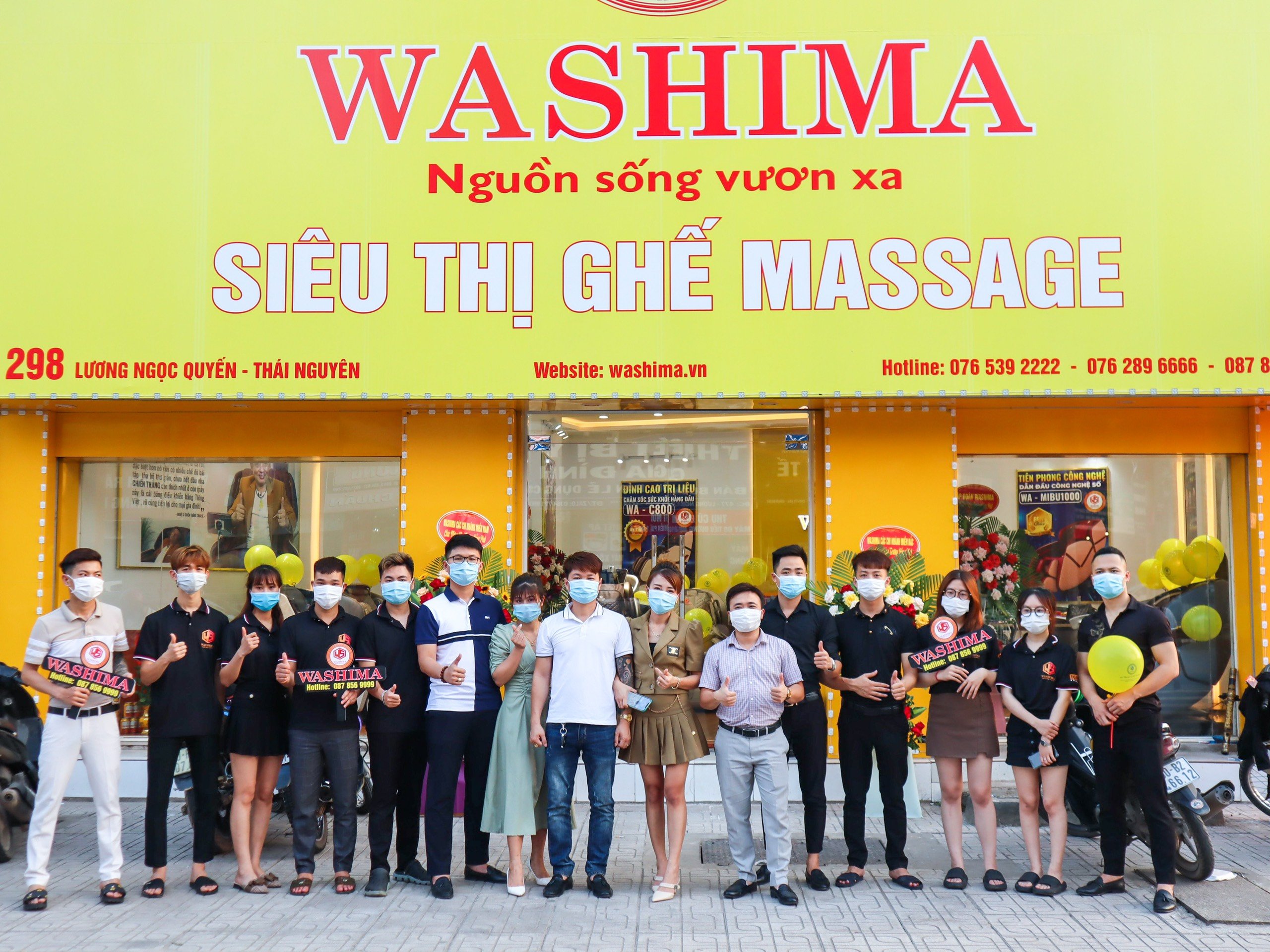 Thương hiệu ghế massage Washima Việt Nam