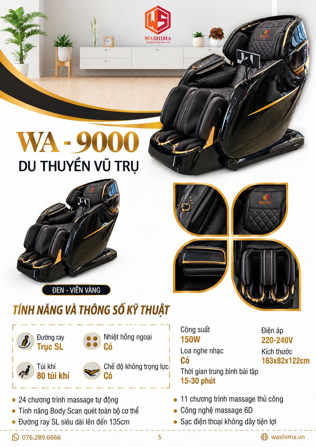 Ghế massage Washima WA-9000
