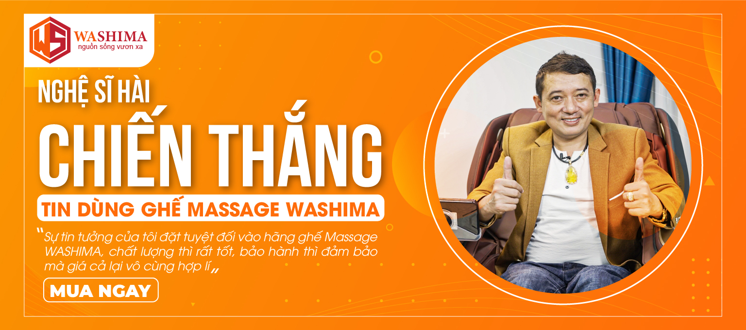 Nghệ sĩ hài chiến thắng tin dùng ghế massage Washima