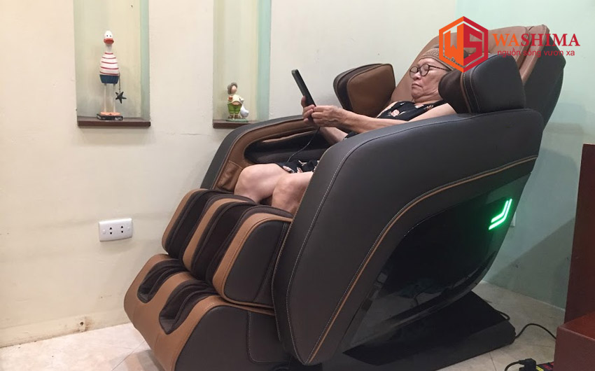 Hình ảnh thực tế sản phẩm ghế massage Washima