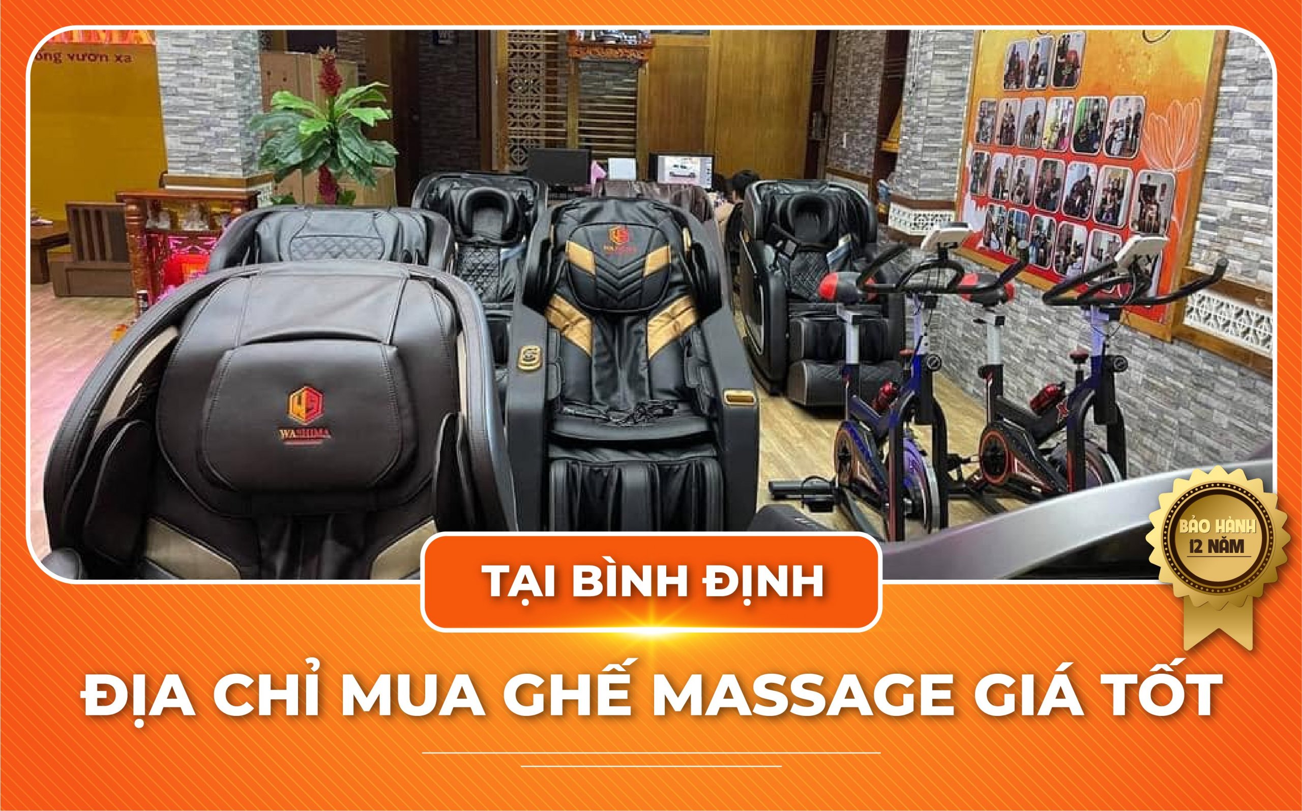 Đại lý ghế massage Washima tại Bình Định