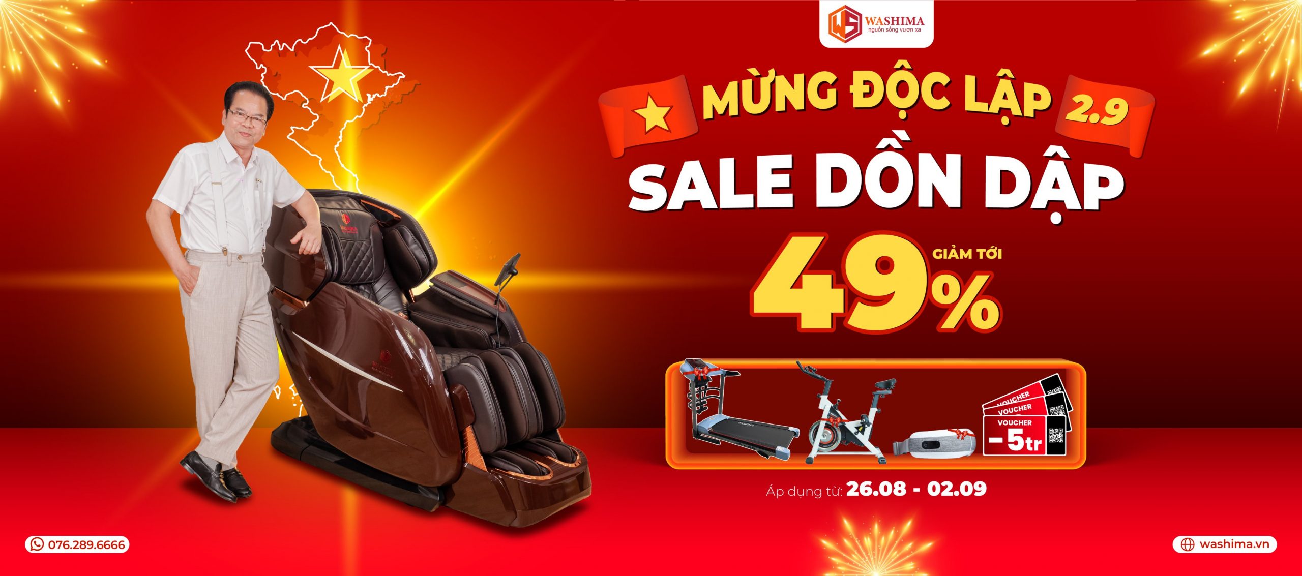 Ghế Massage Washima