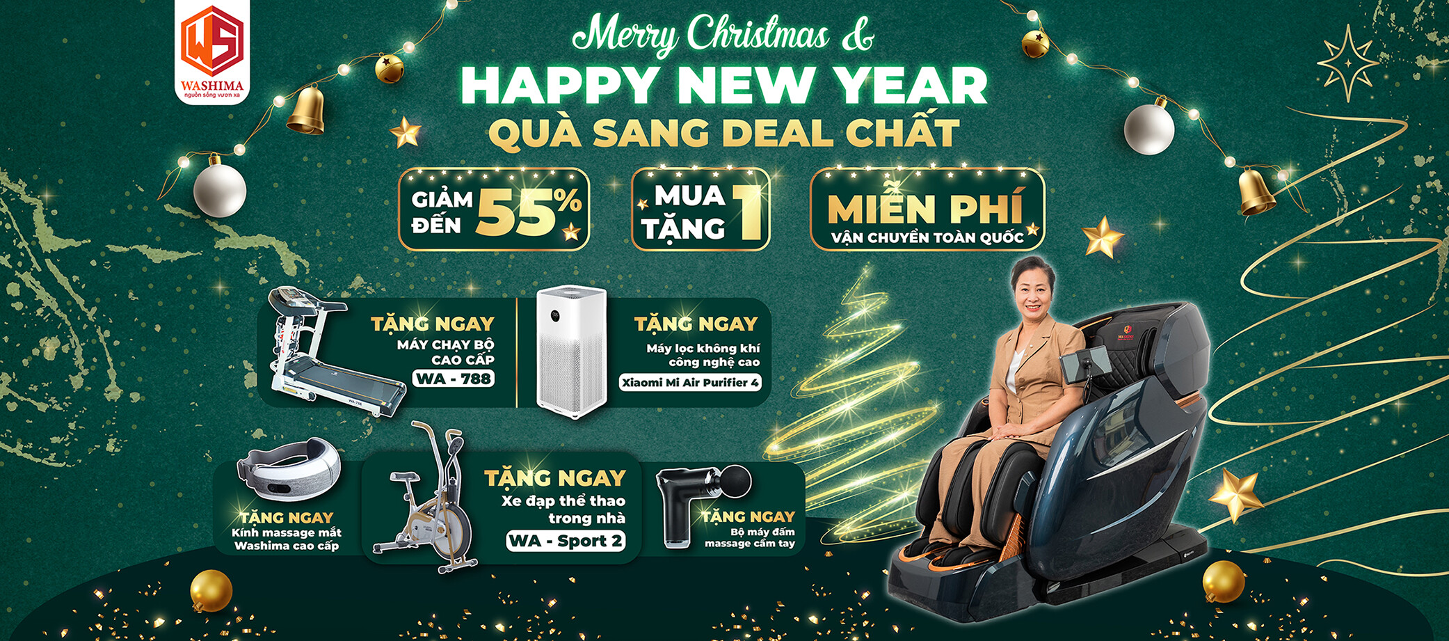 Ghế Massage Washima