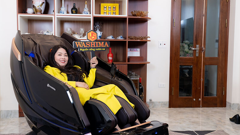 Ghế massage Washima - Nguồn sống vươn xa với nghệ sĩ Thanh Tú