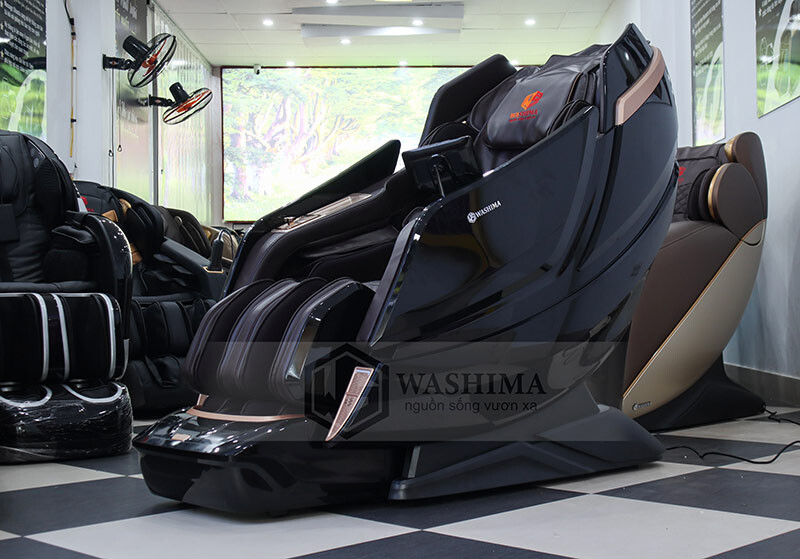 Ghế massage Washima với thiết kế mềm mai, sang trọng cùng màu sắc hợp Mệnh với mỗi người