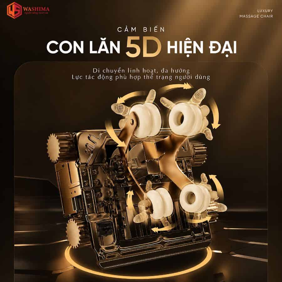 Con lăn 5D hiện đại