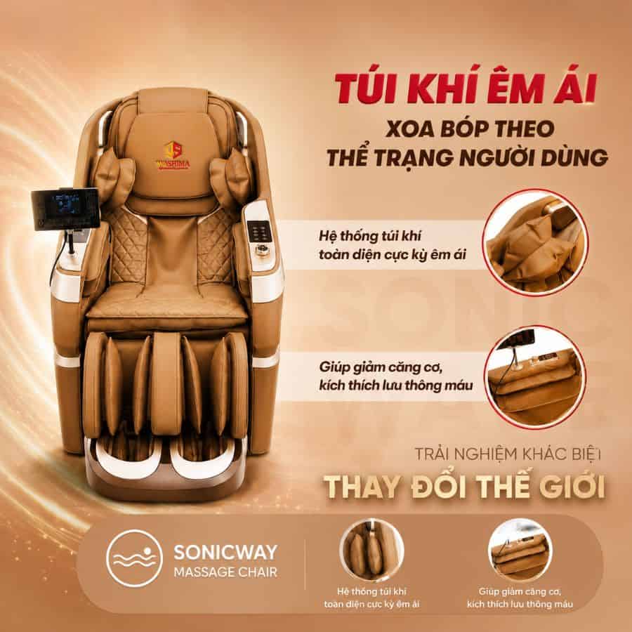 ghế massage toàn thân Washima WA - 494