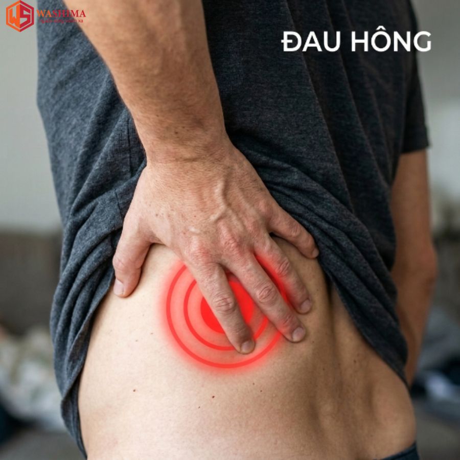 Đau lưng dưới nam bên trái là bị gì?