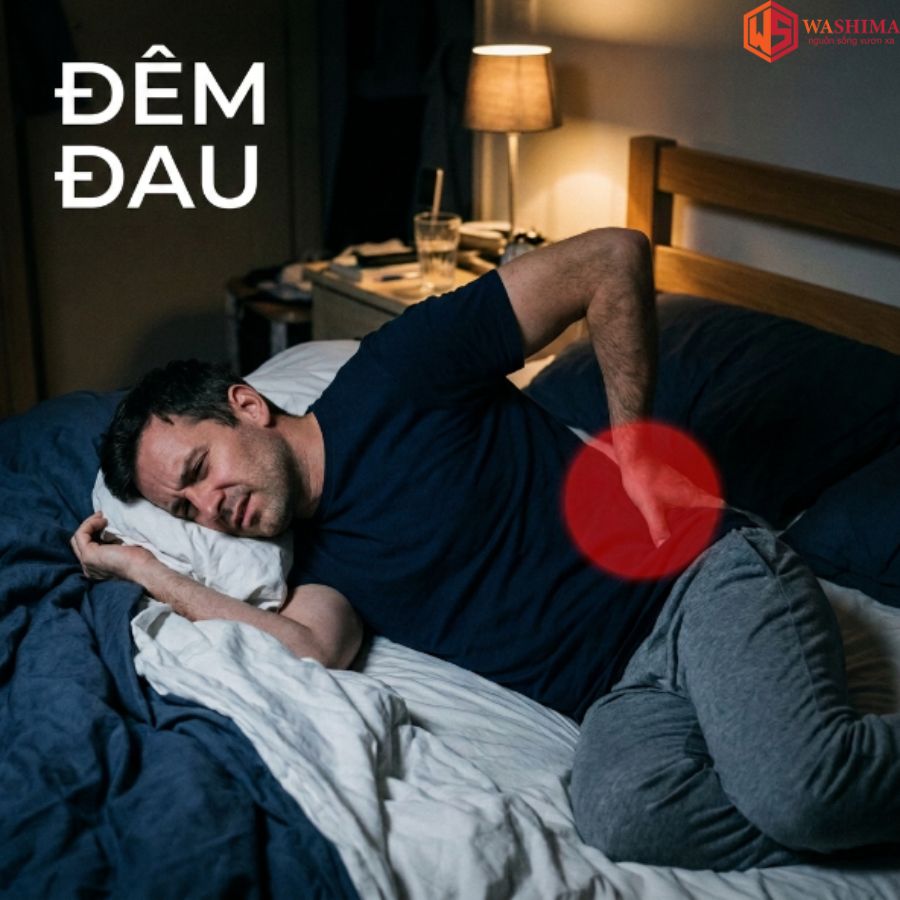 Vì sao đau lưng dưới khi nằm?