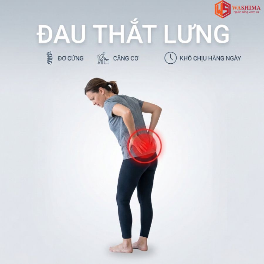 Đau lưng gần mông là bị gì?