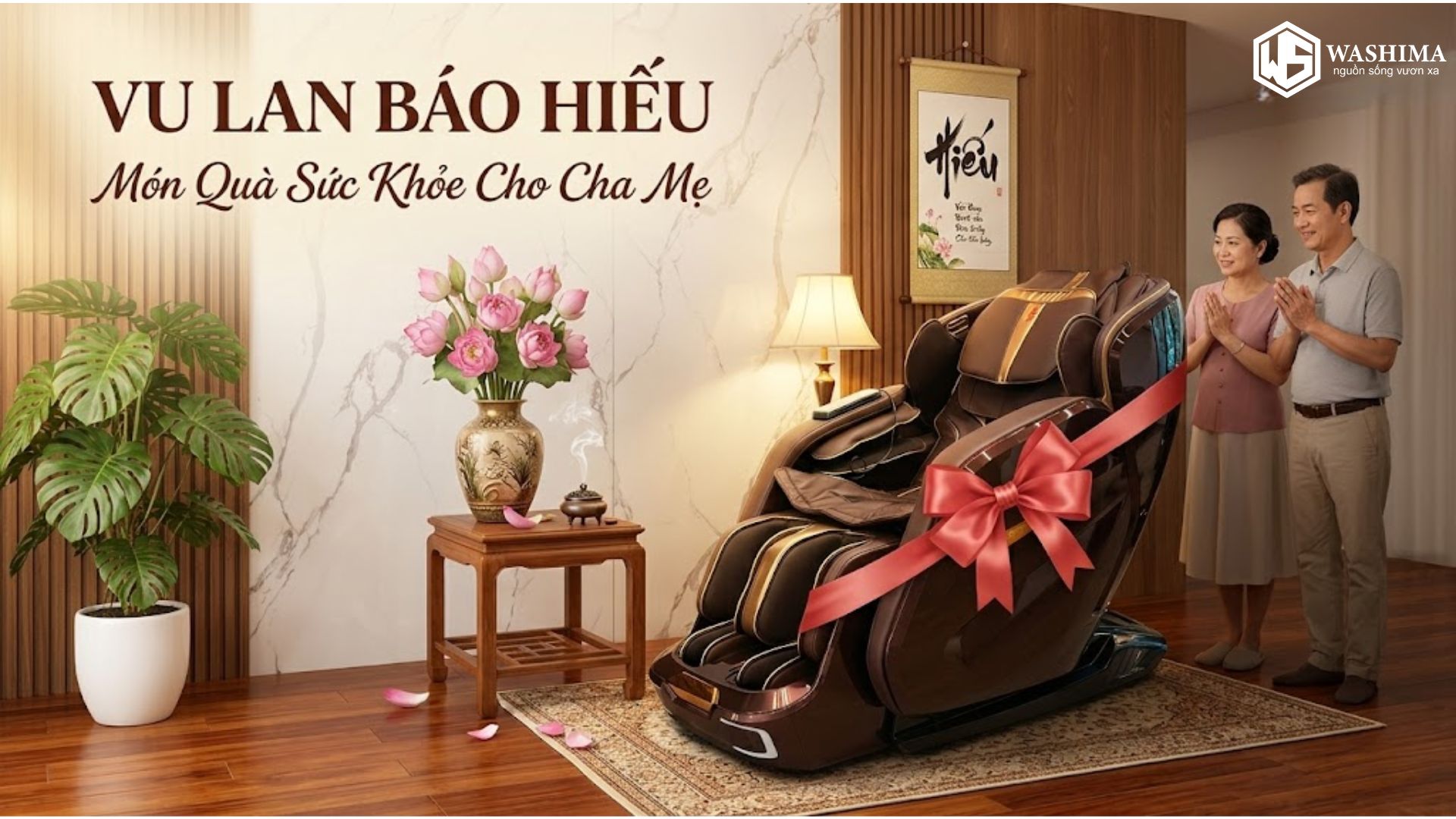 Ghế massage – món quà nhỏ cho sức khỏe của bố mẹ