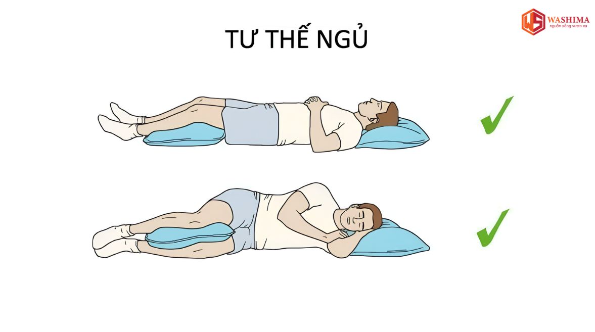 Cách giảm đau lưng khi nằm ngủ tại nhà